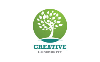 Creative People Team Group Community Logo V14