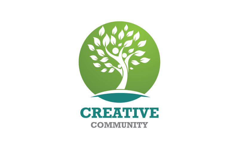 Creative People Team Group Community Logo V14 Logo Template