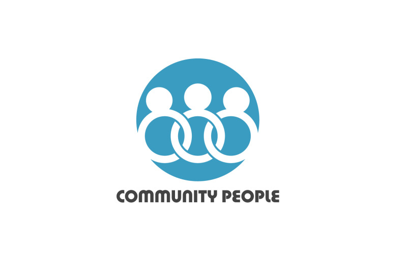 Creative People Team Group Community Logo V22 Logo Template