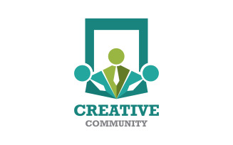 Creative People Team Group Community Logo V3
