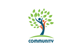 Creative People Team Group Community Logo V5