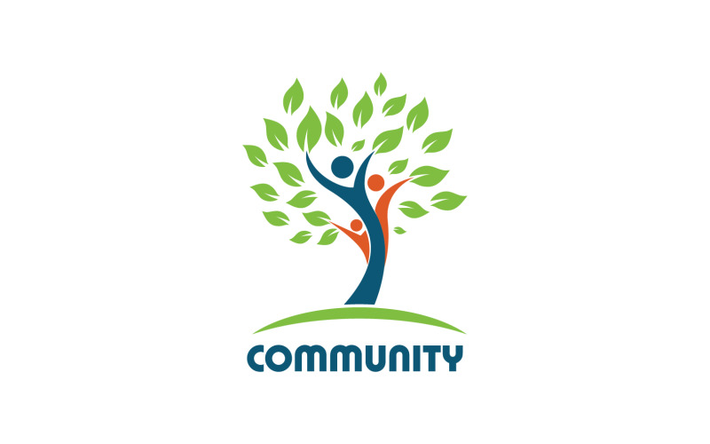 Creative People Team Group Community Logo V5 Logo Template