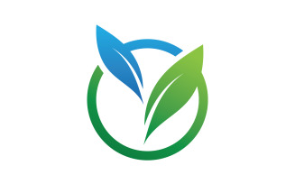 Eco Leaf Green Energy Logo Vector V33