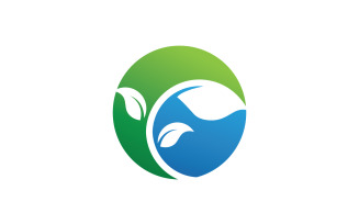 Eco Leaf Green Energy Logo Vector V38