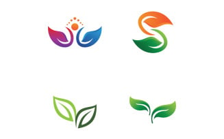 Eco Leaf Green Energy Logo Vector V42