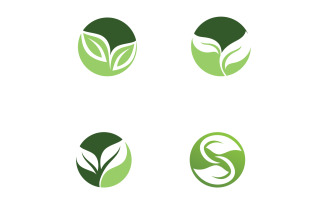 Eco Leaf Green Energy Logo Vector V46