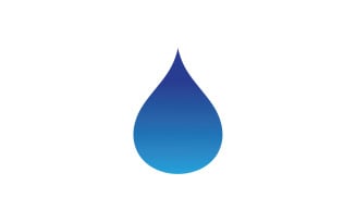 Water Drop Nature Logo Vector V4