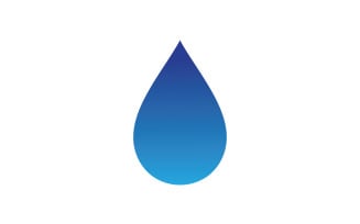 Water Drop Nature Logo Vector V6
