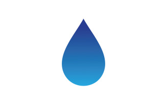 Water Drop Nature Logo Vector V6