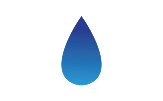 Water Drop Nature Logo Vector V7