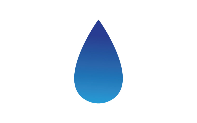 Water Drop Nature Logo Vector V7 Logo Template