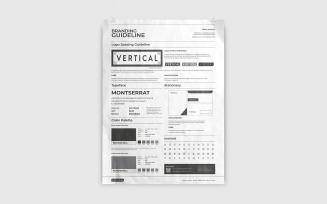 DIN A3 Brand Guideline poster Stylesheet