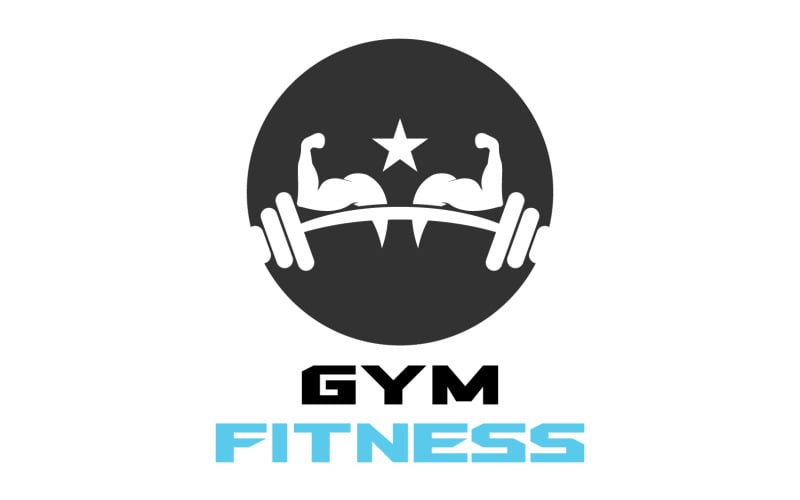 Gym Fitness Logo Sport Vector V10 Logo Template