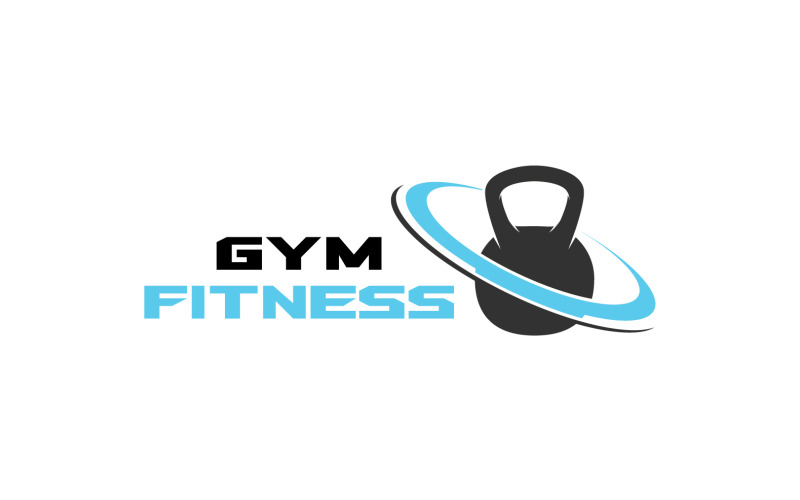 Gym Fitness Logo Sport Vector V6 Logo Template