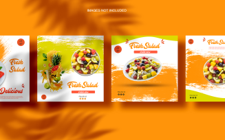 Restaurant-Fruit Salad Social Media Template-22-049