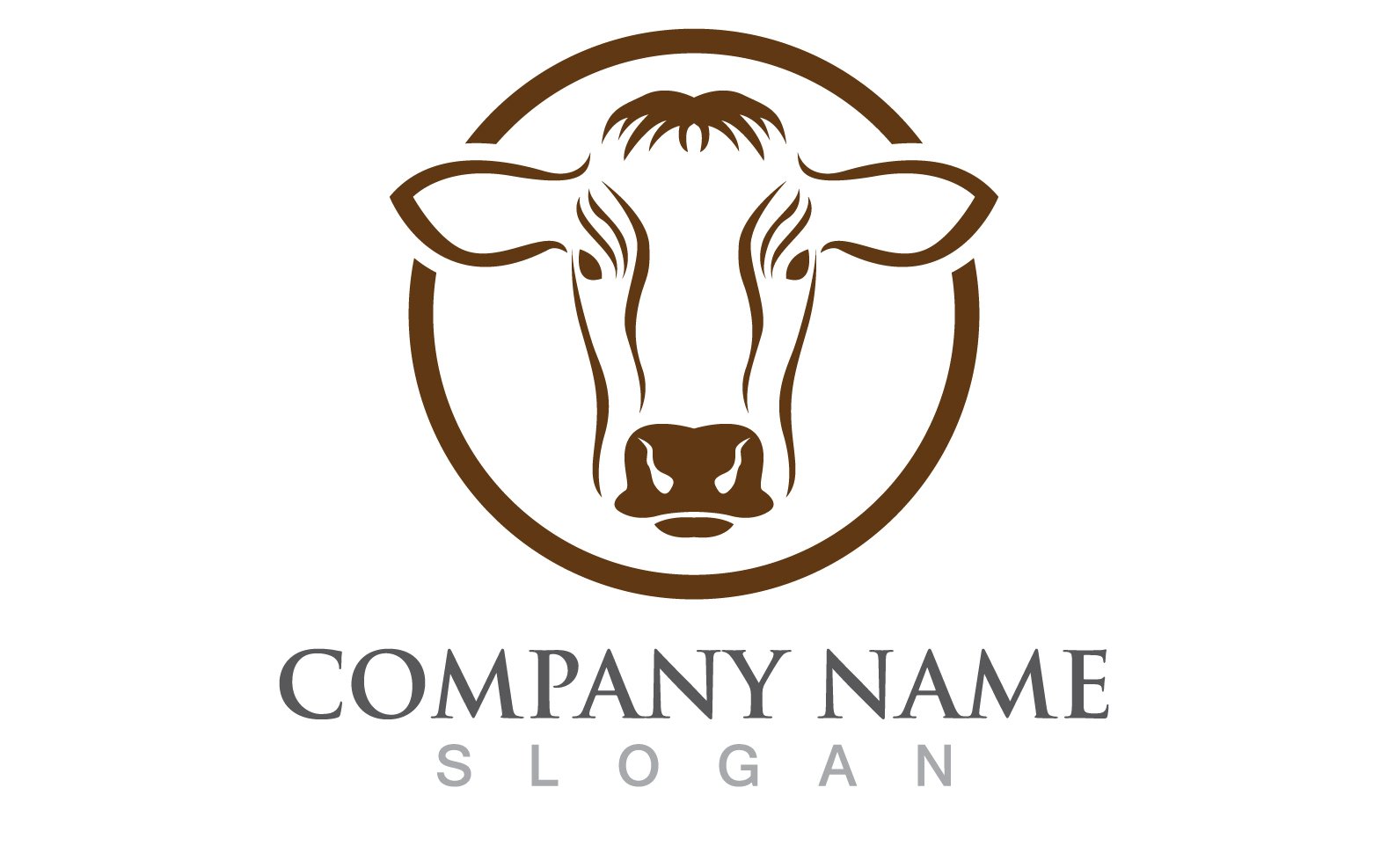 Template #251858 Cow Vector Webdesign Template - Logo template Preview