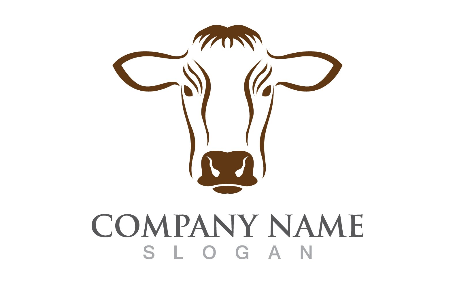 Template #251864 Cow Vector Webdesign Template - Logo template Preview