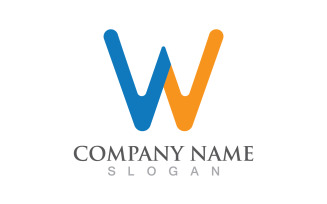 W Letter Logo And Symbol V2