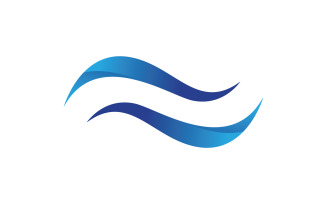 Wave Water Logo Vector Nature V2