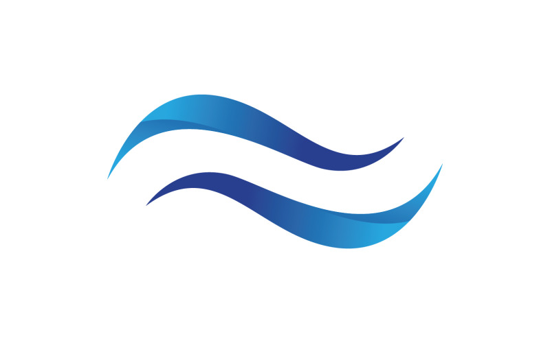 Wave Water Logo Vector Nature V2 Logo Template