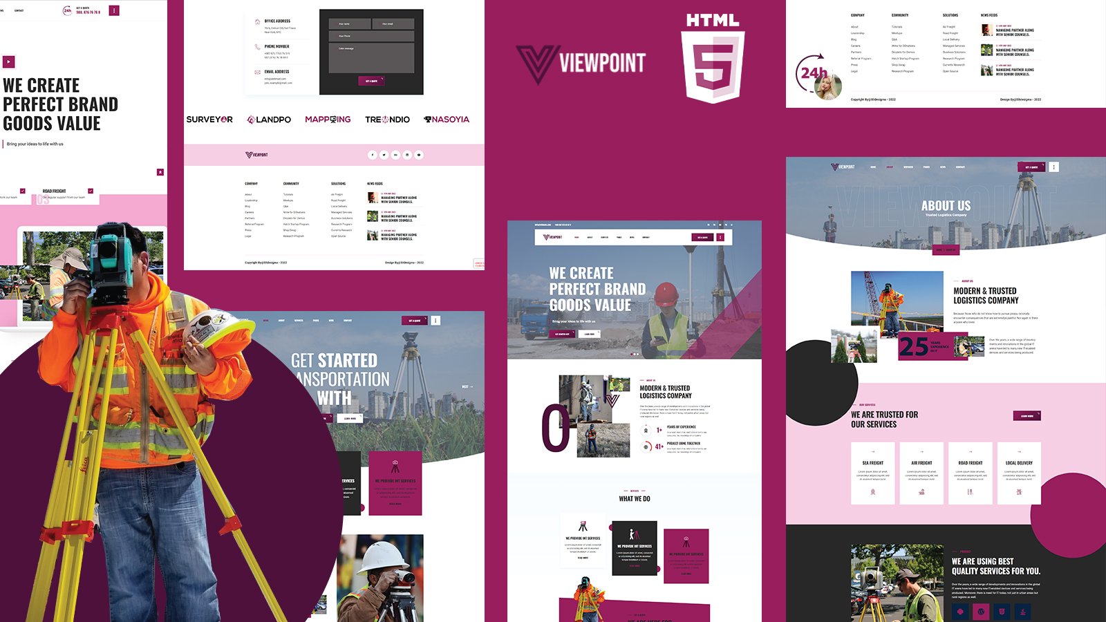 Template #252055 Clean Company Webdesign Template - Logo template Preview