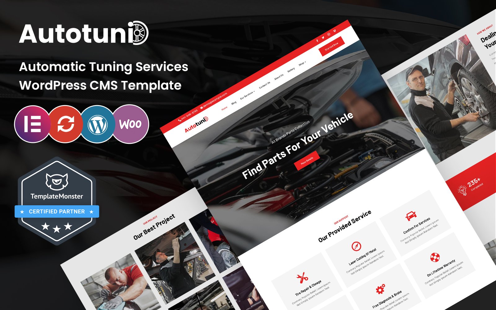 Template #252064 Automotive Business Webdesign Template - Logo template Preview