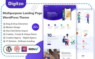 Digitzo - Multipurpose Landing Page WordPress Theme