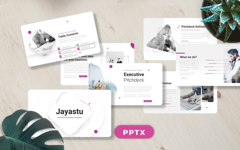 Jayastu - Pitch Deck Powerpoint PowerPoint Template