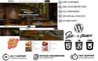 Master Restaurant - Food & Restaurant WordPress Theme