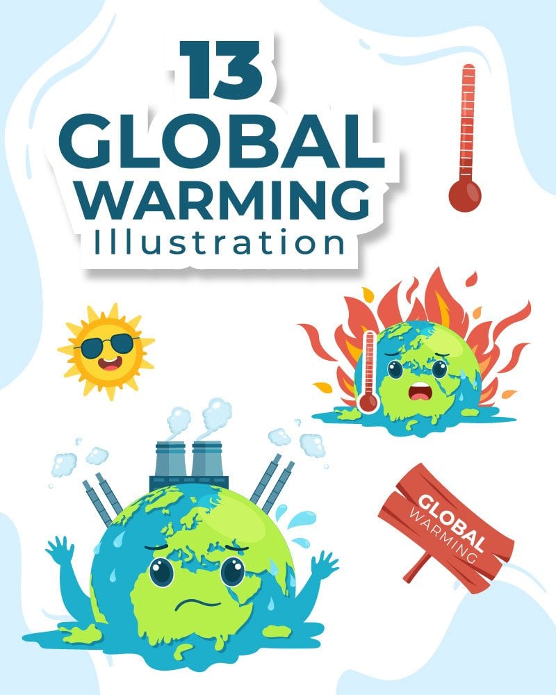 Kit Graphique #252198 Global Warming Web Design - Logo template Preview