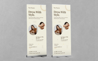 Fashion Roll-up Banner Templates
