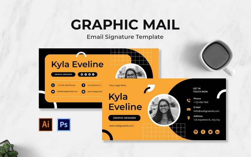 Graphic Mail Email Signature Corporate Identity