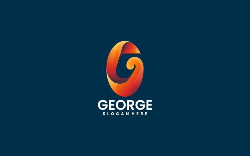 Letter G Gradient Color Logo Design Logo Template