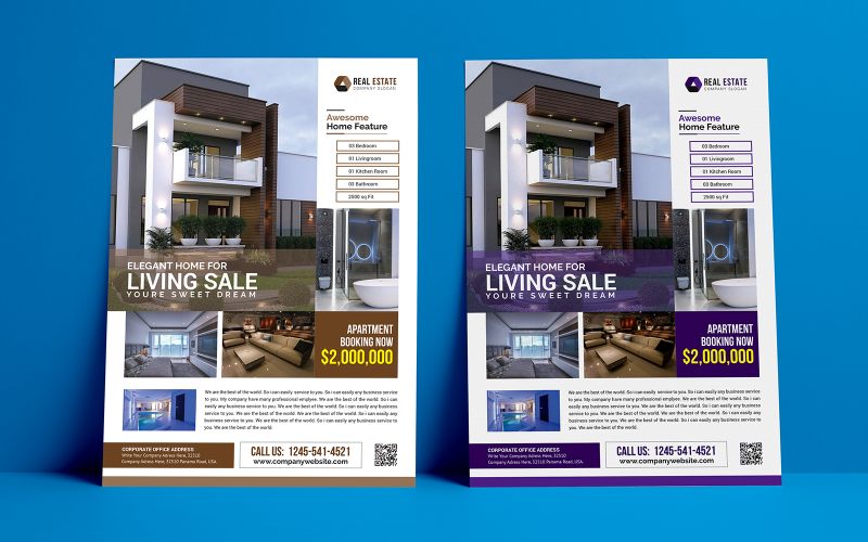 Real Estate Agency Business Flyer_Vol_008 Corporate Identity