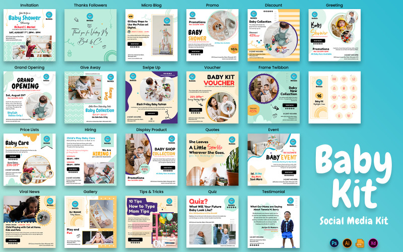 Baby Kit Social Media Instagram Kit