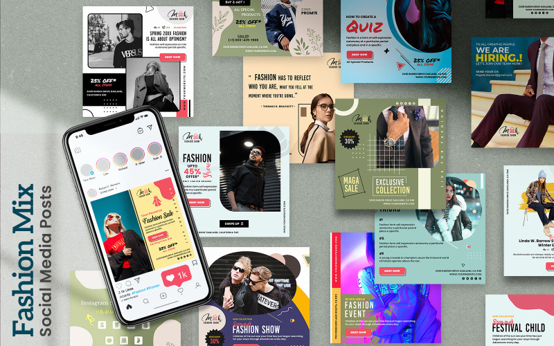 Fashion Social Media Instagram Kit