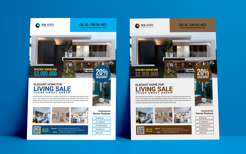 Real Estate Agency Business Flyer_Vol_010 Corporate Identity