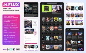 FLUX - Game Store WooCommerce Theme + RTL