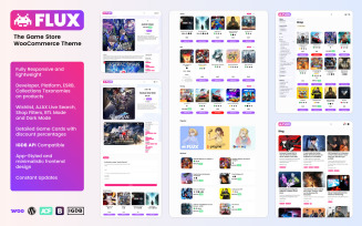 FLUX - Game Store WooCommerce Theme + RTL