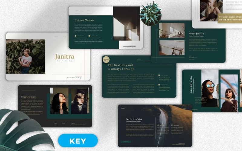 Janitra - Creative Keynote Keynote Template