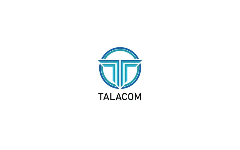 T Logo Letter - Talacom Logo vector Logo Template