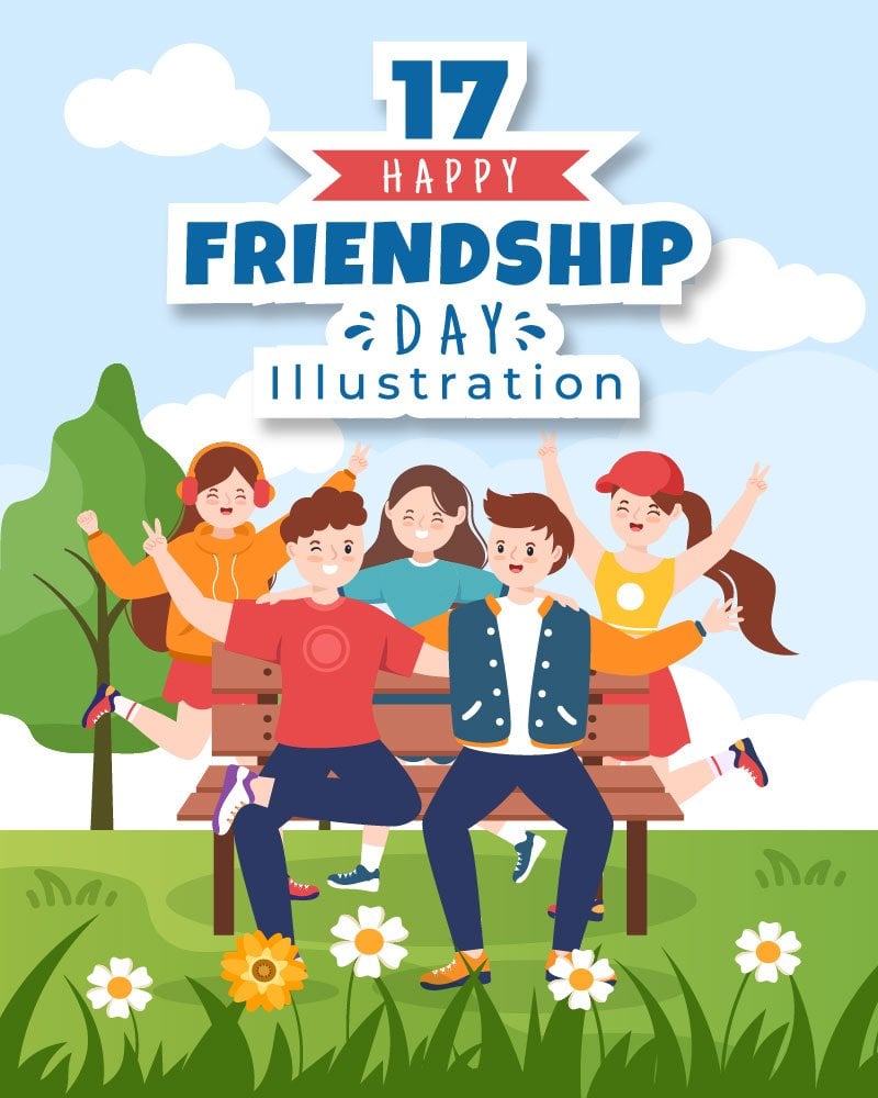 Kit Graphique #252458 Friendship Day Divers Modles Web - Logo template Preview