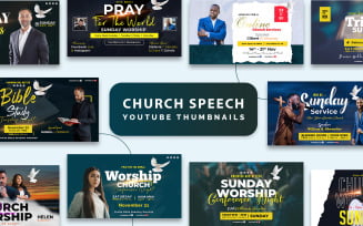 Church Speech Motivate YouTube Thumbnails