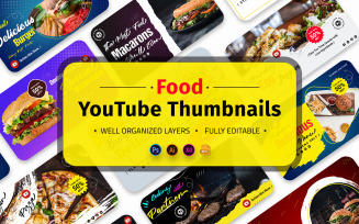 Cooking and Food YouTube Thumbnails