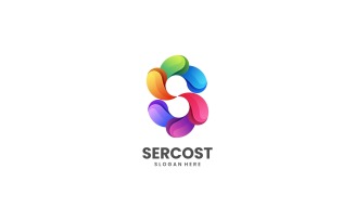 Letter S Gradient Colorful Logo Style