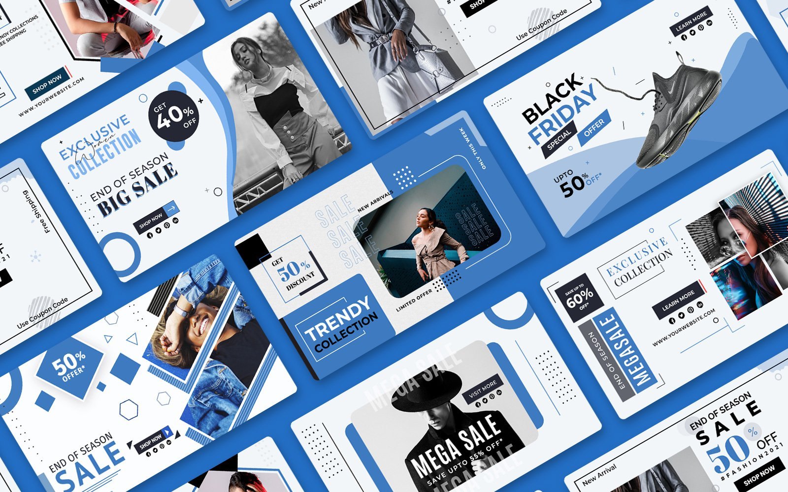 Kit Graphique #252553 Agence Bannire Divers Modles Web - Logo template Preview