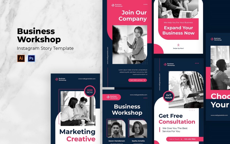 Business Workshop Instagram Story Social Media