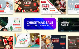 Christmas Offer Sale Youtube Thumbnails