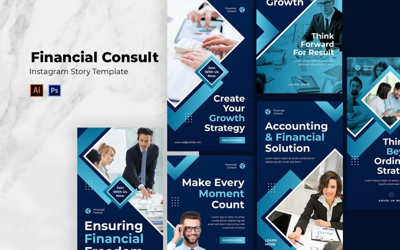 Financial Consult Instagram Story Social Media