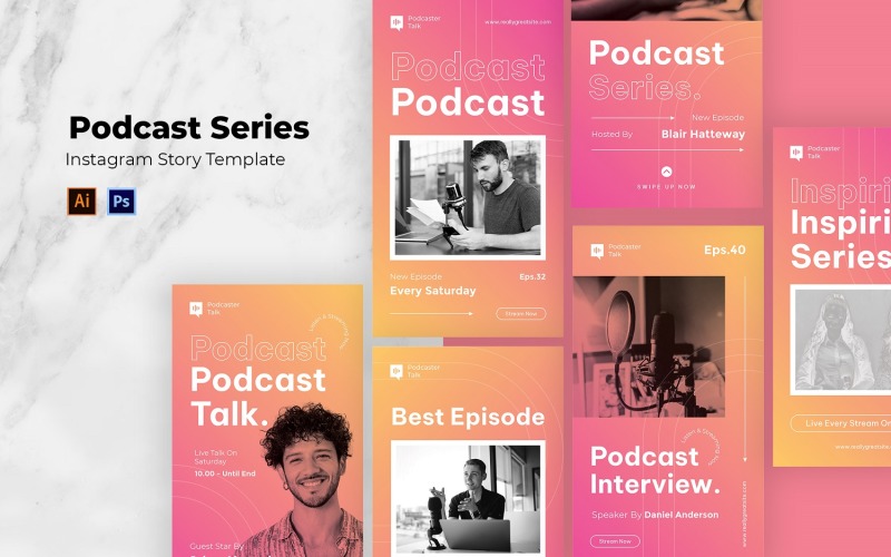 Podcast Series Instagram Story Social Media